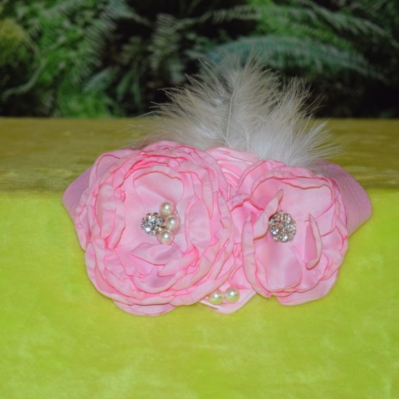 NEW ~ Think Pink Bows Couture Alexa Headband Pink 4+ yrs - Picture 5 of 6